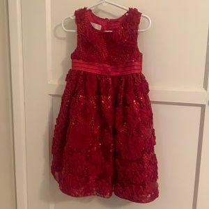Red Sequin Dress